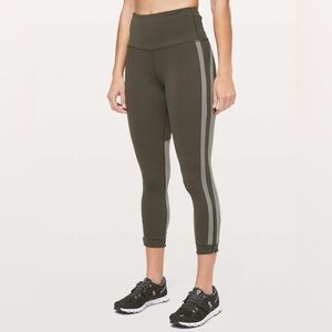 Lululemon Zip The Line Crop 23”